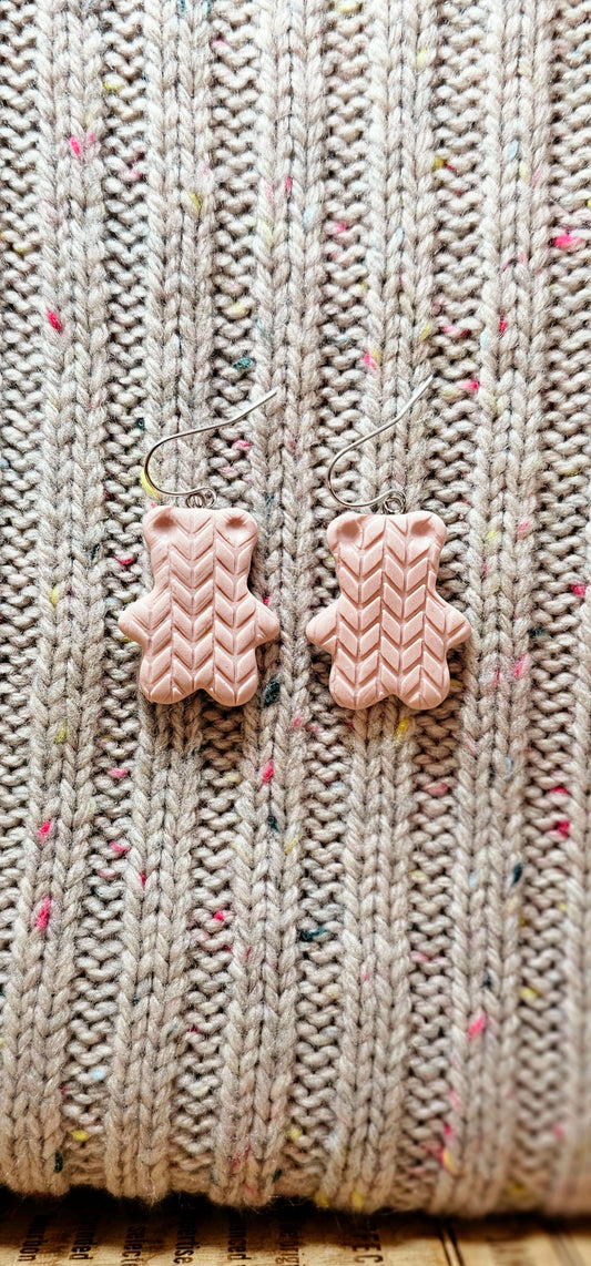 Pink Kitted cozy bear